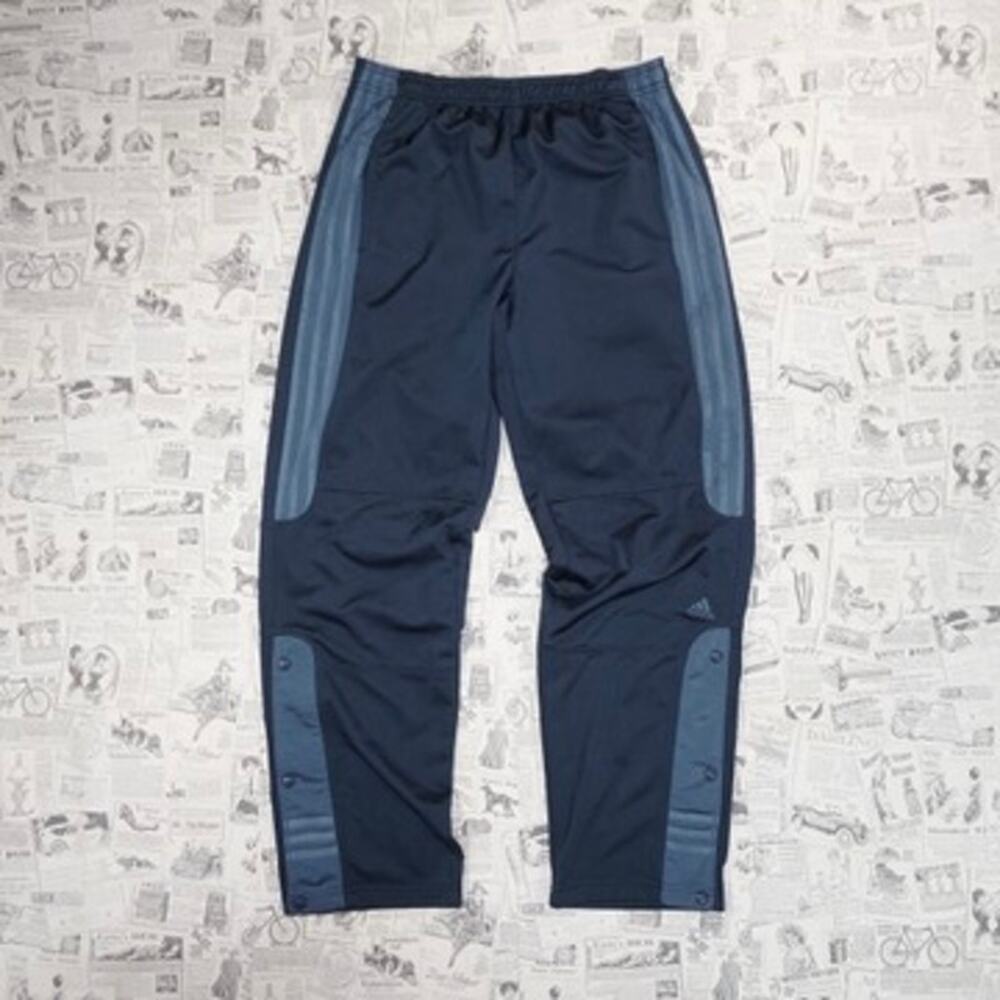 Medium - Vintage Y2K Adidas stripe soccer 2000s sweatpants